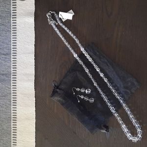 White House Black Market necklace and earrings set